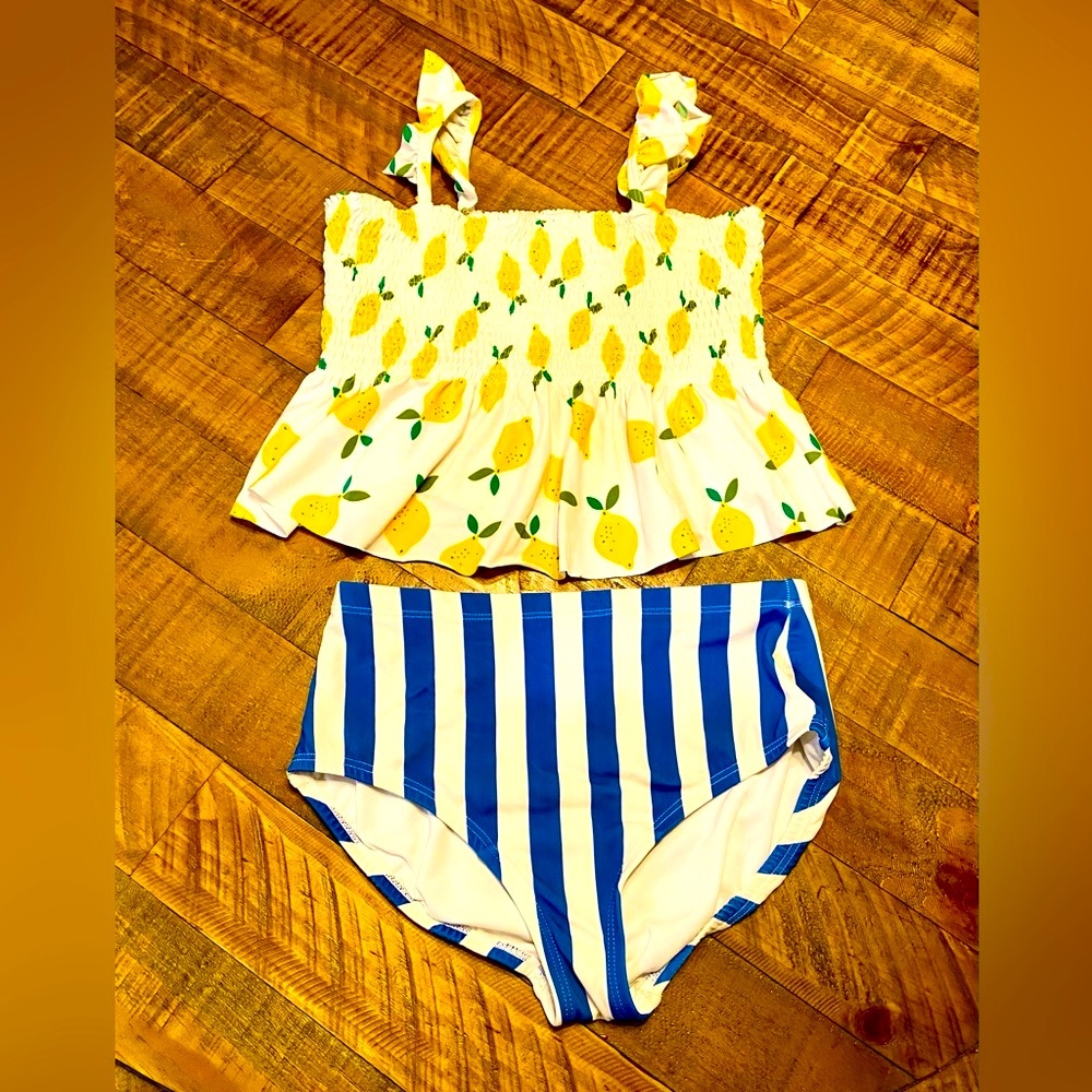 Hanna Andersson Sunblock Mixie Tankini Set